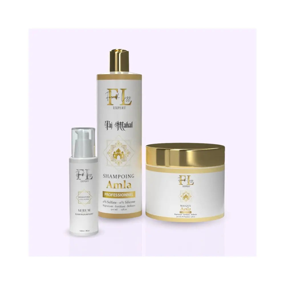 French Lizz | Taj Mahal | Trio shampoing masque, sérum Lissage Expert