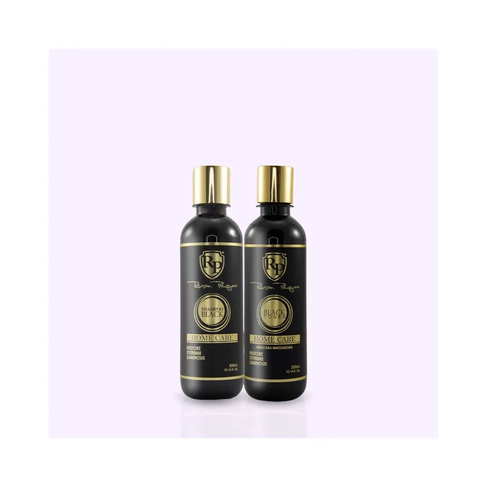 Robson Peluquero | Home Care Black | Duo shampoing & masque - 2x300ml Lissage Expert