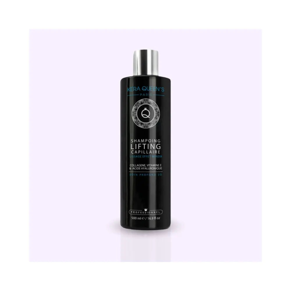 KERA QUEEN'S | Collagène, Vitamine E & Acide Hyaluronique | Duo shampoing & soin 3 in 1 Lissage Expert