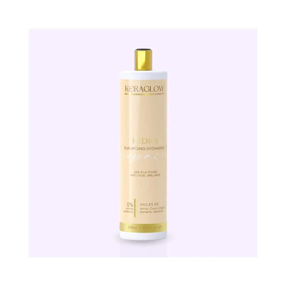 KERAGLOW | Hydra Repair | Trio Shampoing, masque et sérum Lissage Expert