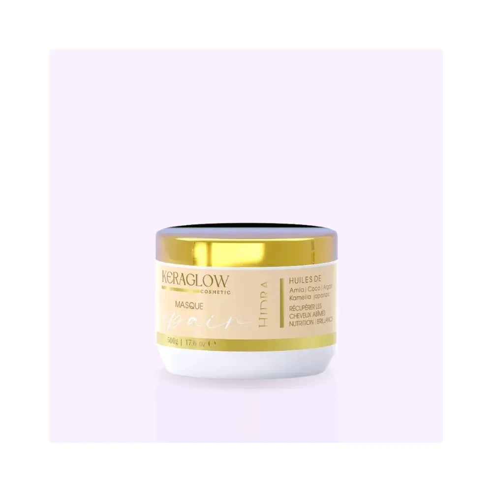 KERAGLOW | Hydra Repair | Trio Shampoing, masque et sérum Lissage Expert