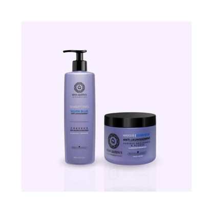 KERA QUEEN'S | Kératine x Silver Blue | Duo Shampoing & Soin Lifting Lissage Expert