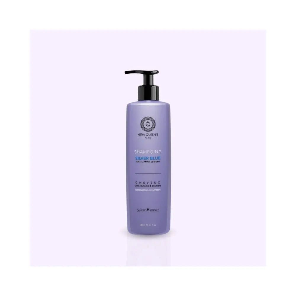 KERA QUEEN'S | Kératine x Silver Blue | Duo Shampoing & Soin Lifting Lissage Expert
