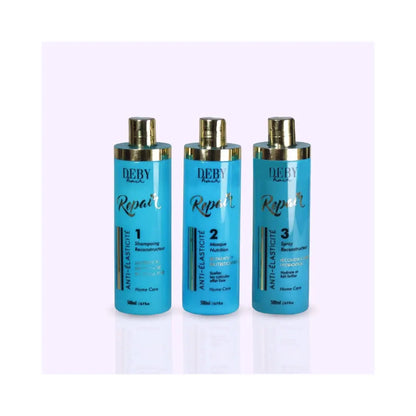 Deby Hair | Repair - Trio routine d'entretien réparation intense - 3x500ml Lissage Expert