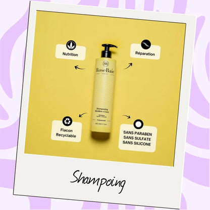 RoseBaie | Kératine x Coco | Trio shampoing, masque & sérum Lissage Expert