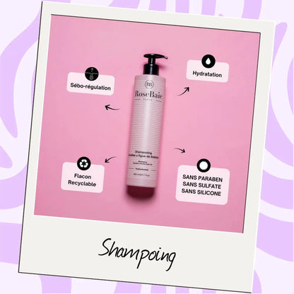 RoseBaie | Kératine x Figue de Barbarie | Trio shampoing, masque & sérum Lissage Expert