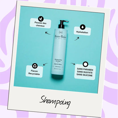 RoseBaie | Kératine x Huile de Ricin | Trio shampoing, masque & sérum Lissage Expert