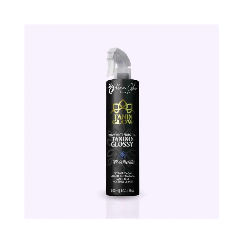 KERAGLOW | Tanin Glow | Spray Lissant Thermoprotecteur - 500ml Lissage Expert