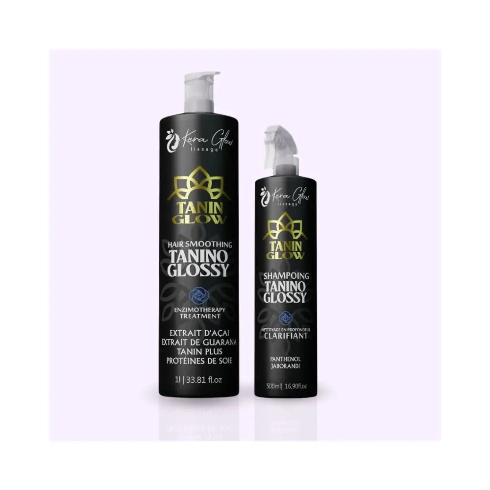 KERAGLOW | Tanin Glow | Lissage protéine de soie + Spray lissant Lissage Expert