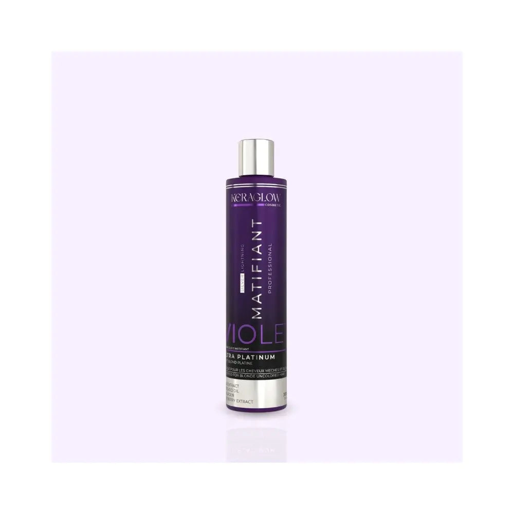 KERAGLOW | Ultra Platinum Violet | Gloss Matifiant - 300ml Lissage Expert