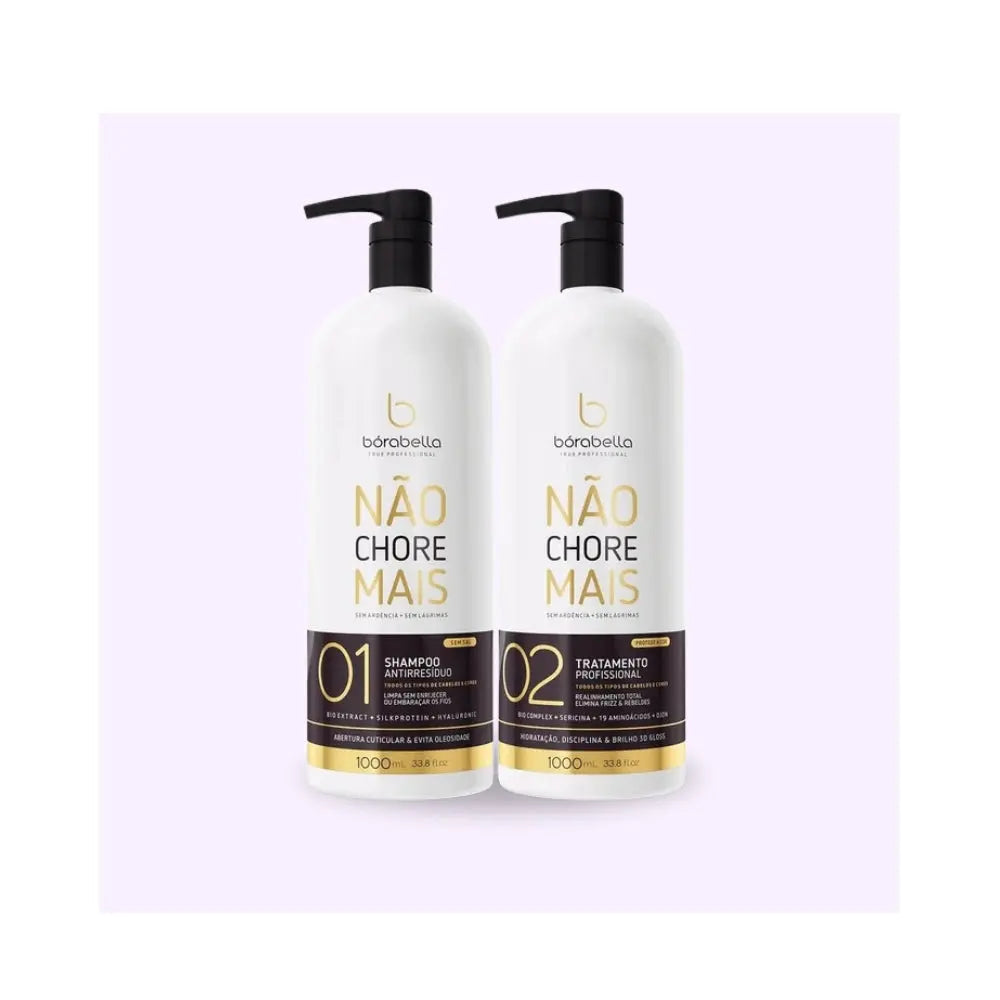 Bōrabella - Nao Chore Mais - Kit Lissage Brésilien 2x1L Lissage Expert