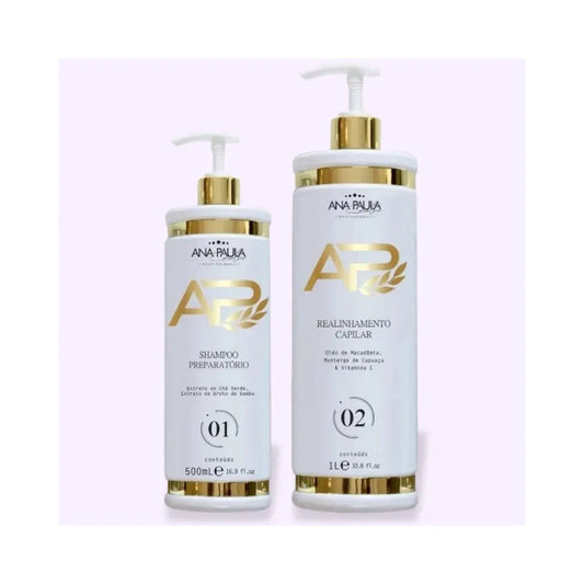 Ana Paula Caravalho | Anti-Frizz | Kit lissage brésilien - 1L Lissage Expert