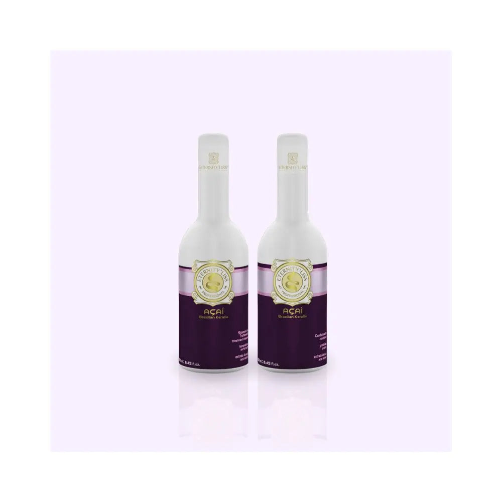 MINI KIT : ETERNITY' LISS | Brazilian Keratin Açai | Lissage Brésilien - 2x250ml Lissage Expert