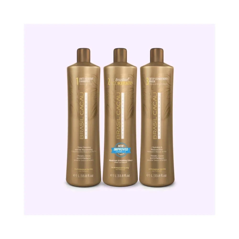 Cadiveu | Brasil Cacau | Kit lissage brésilien - 3x1L Lissage Expert