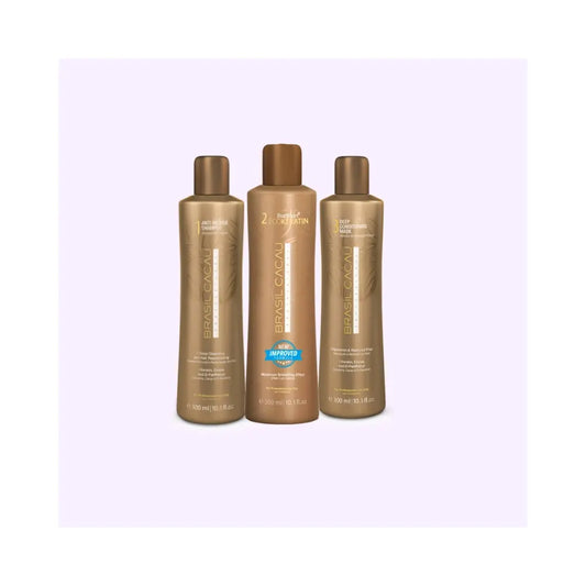 Cadiveu | Eco Keratin Brasil Cacau | Kit lissage brésilien - 3x300ml Lissage Expert