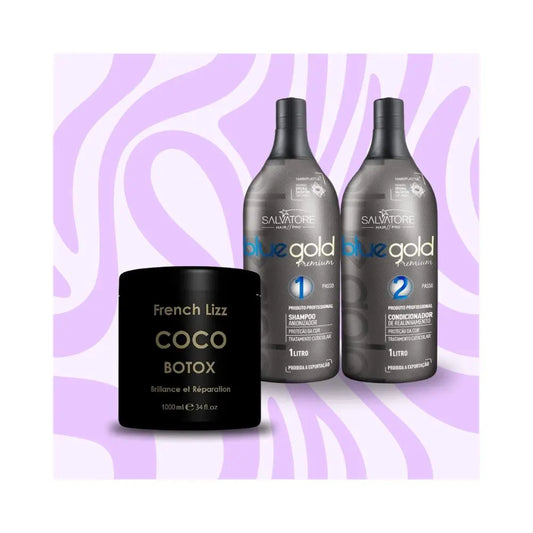 Mix&Liss | Salvatore Blue Gold & French Lizz Coco | Lissage au Tanin + Botox Lissage Expert