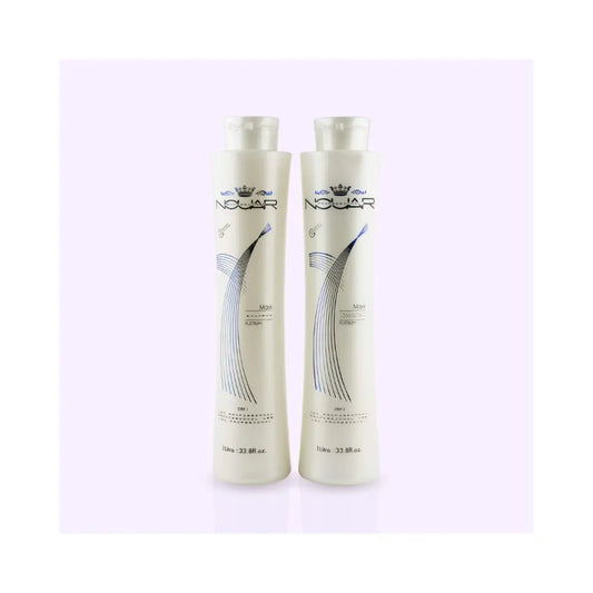 Nouar | Maxx Platinum | Kit lissage brésilien - 2x1L Lissage Expert