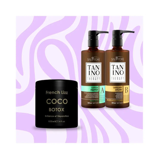 Mix&Liss | Salvatore Tanino Therapy & French Lizz B.TOX | Lissage Au Tanin + Botox Lissage Expert