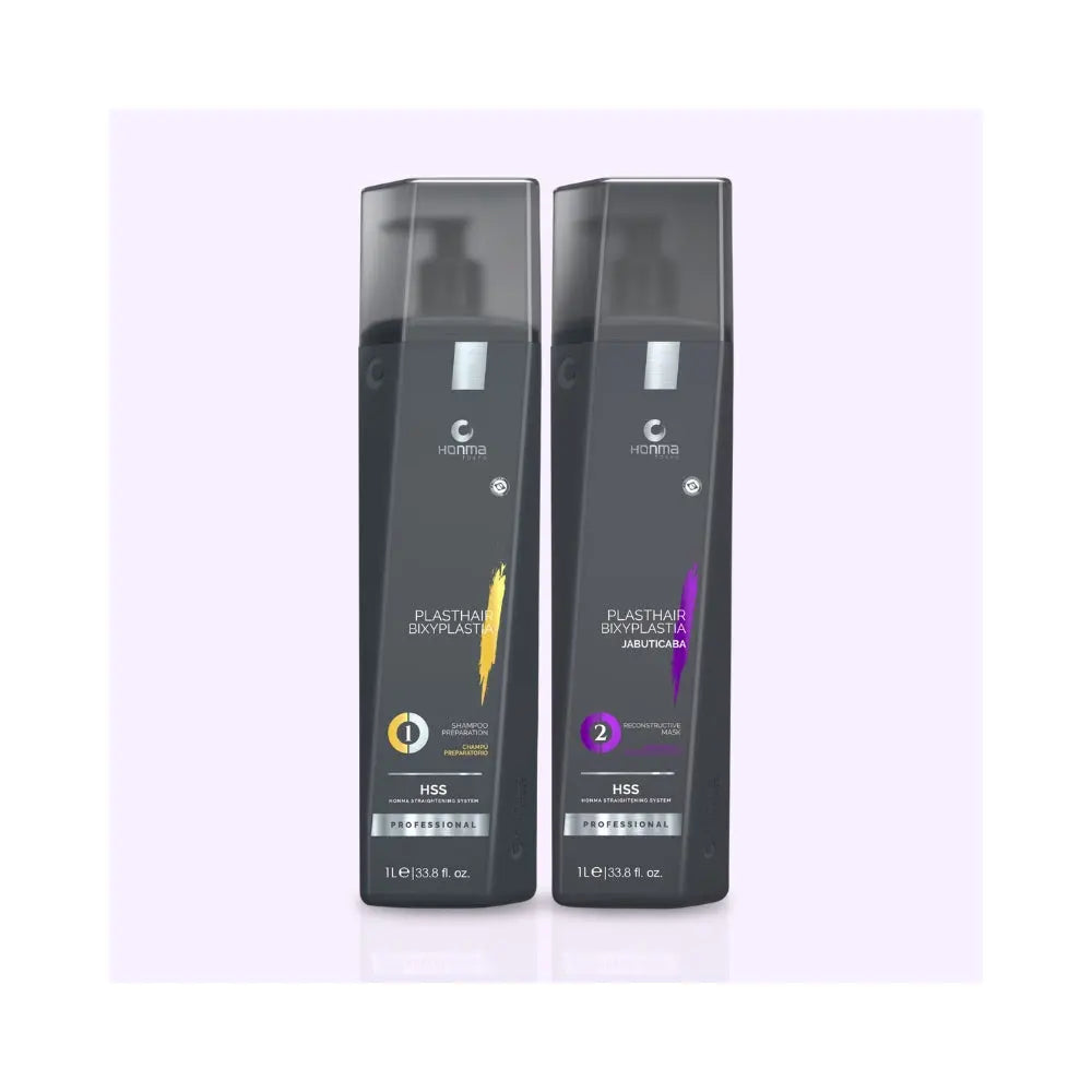 HONMA TOKYO | PlastHair Bixyplaxia | Kit lissage brésilien - 2X1L Lissage Expert