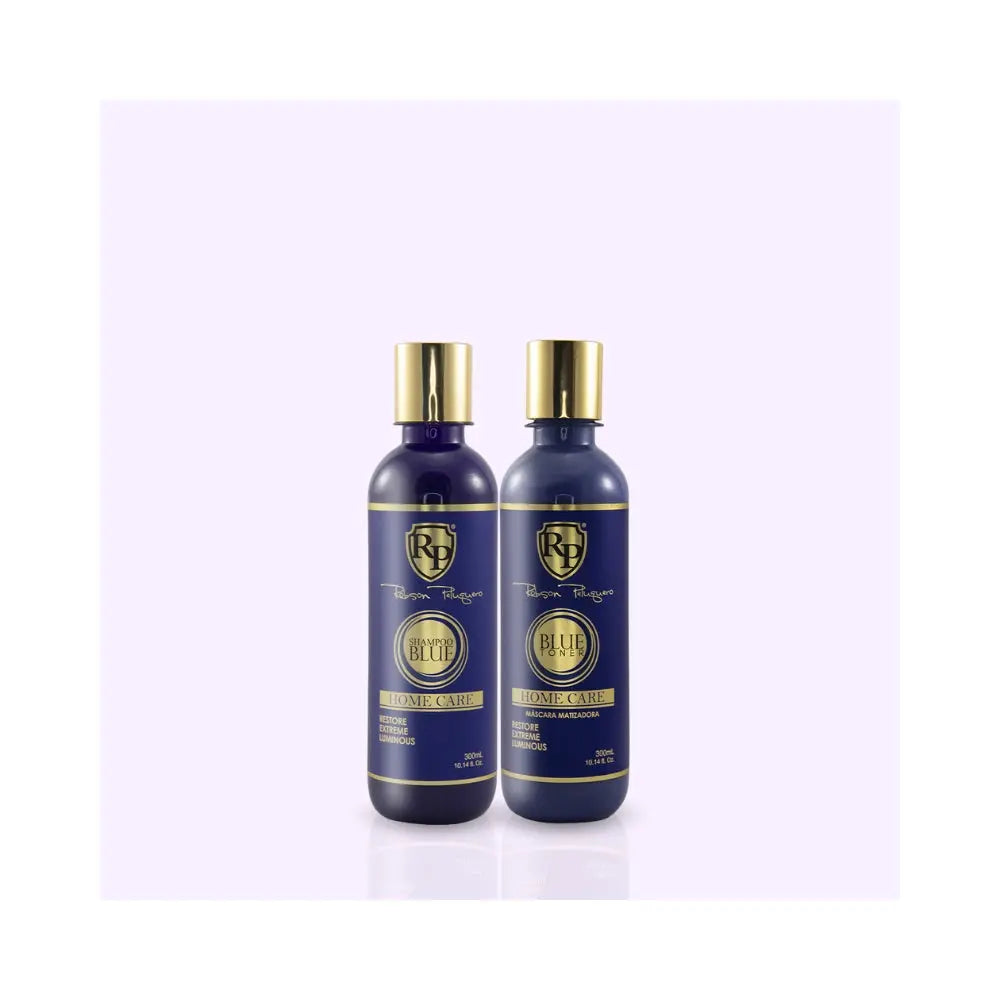 Robson Peluquero | Home Care Blue | Duo shampoing & masque - 2x300ml Lissage Expert