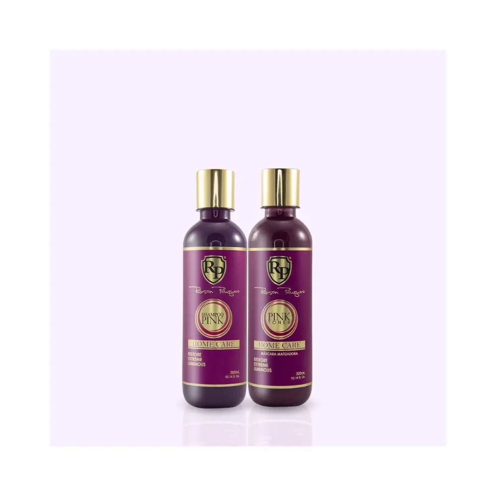 Robson Peluquero | Home Care Pink | Duo shampoing & masque - 2x300ml Lissage Expert