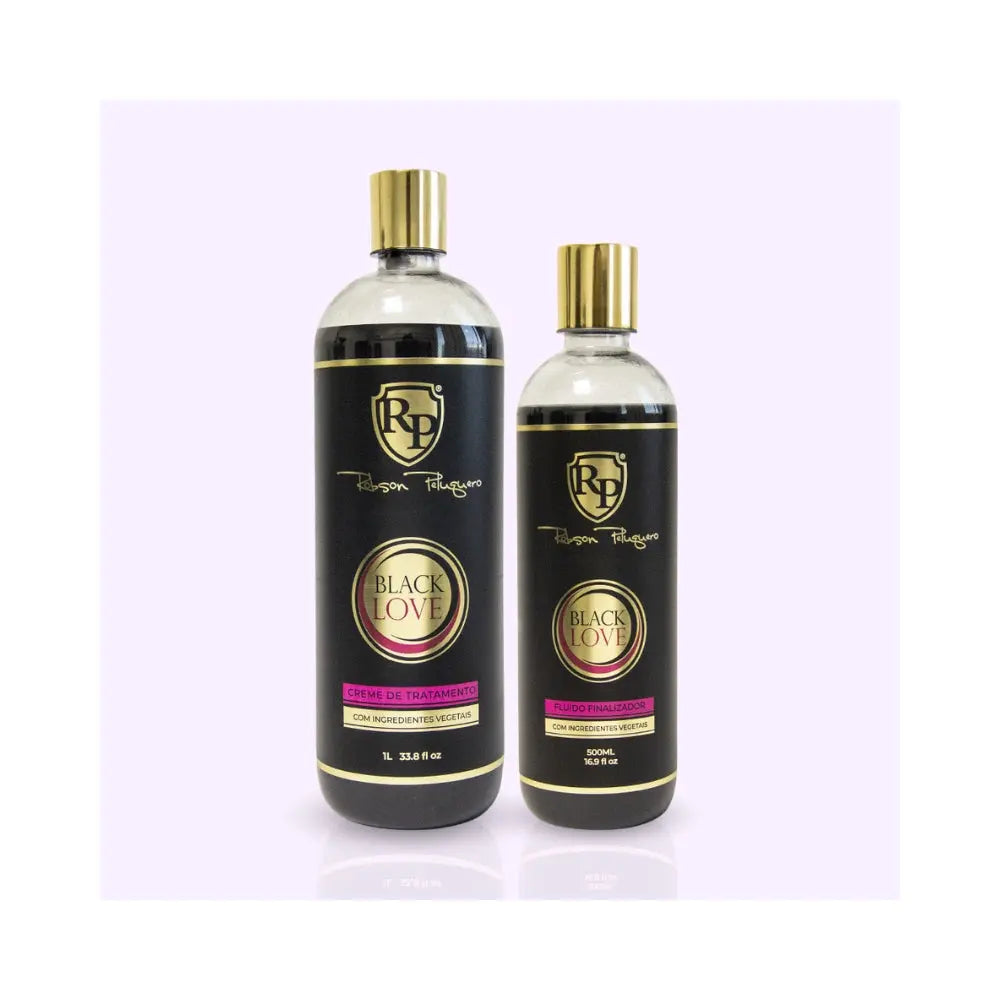 Robson Peluquero | Black Love | Kit lissage protéine - 2x1L Lissage Expert