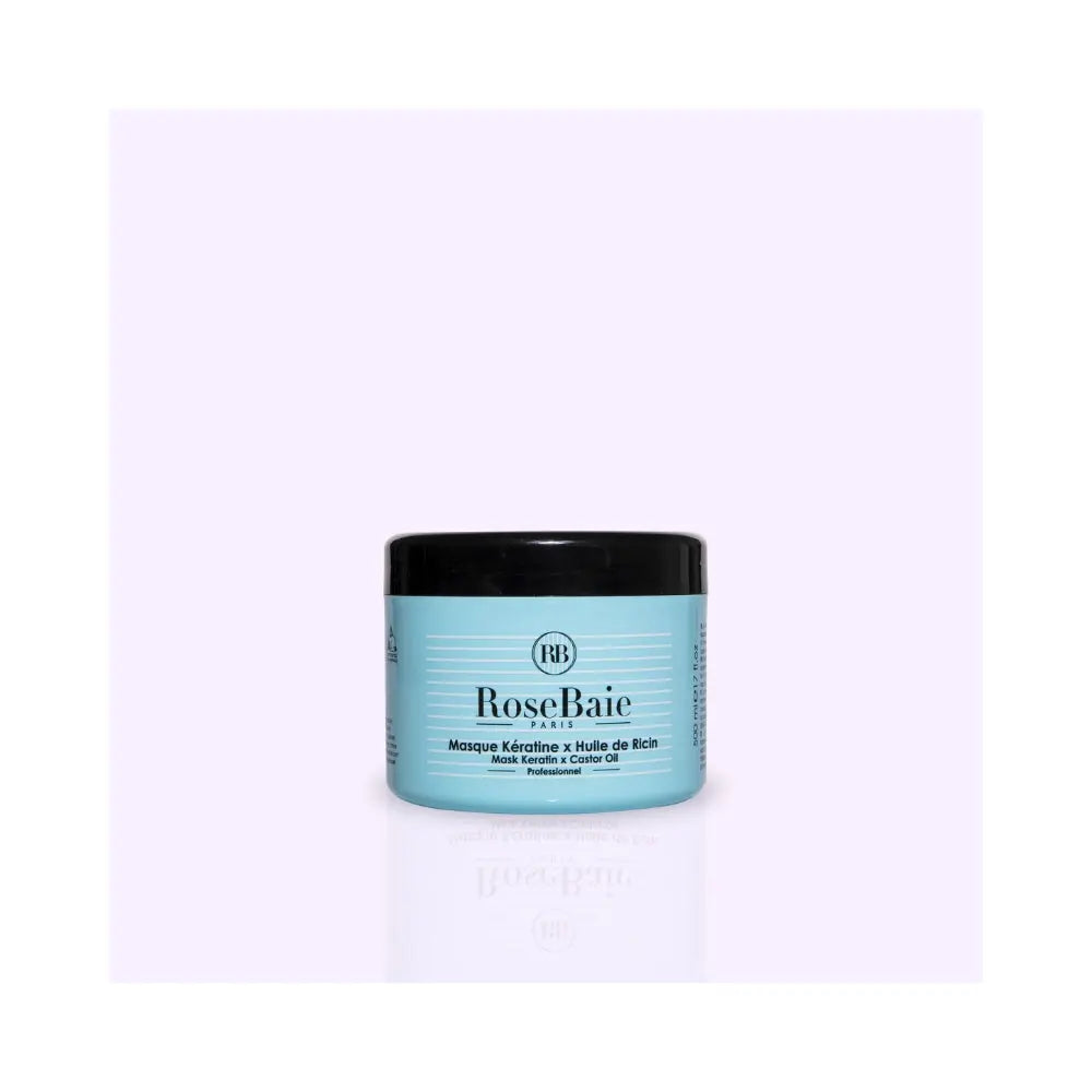 RoseBaie | Kératine x Huile de Ricin | Masque hydratation - 500ml Lissage Expert