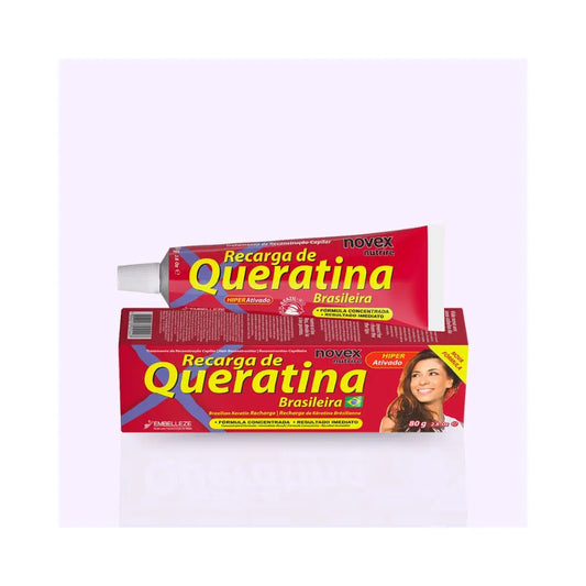 NOVEX | Recarga de Queratina Brasileira | Lissage brésilien - 80g Lissage Expert